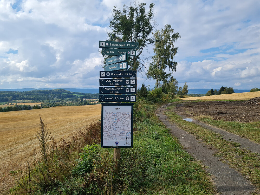 Ved turstart til Sølvsberget