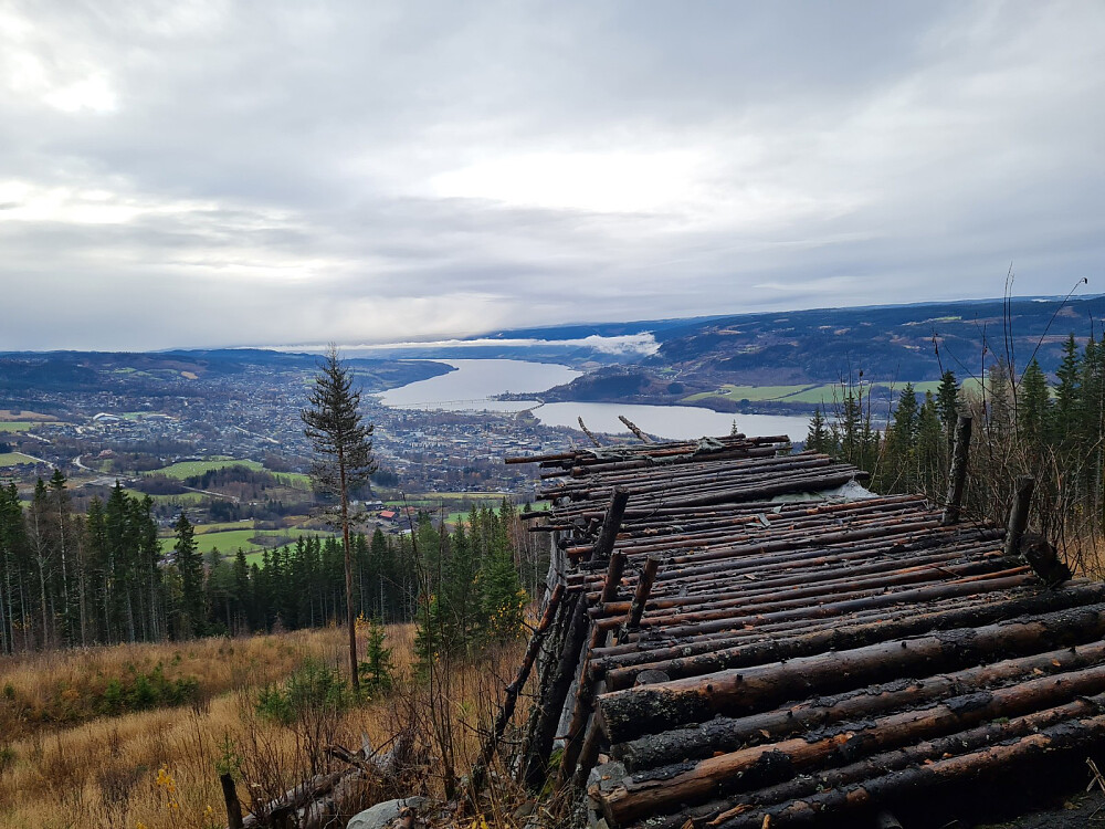 Utsikt fra gapahuken i Balberglia