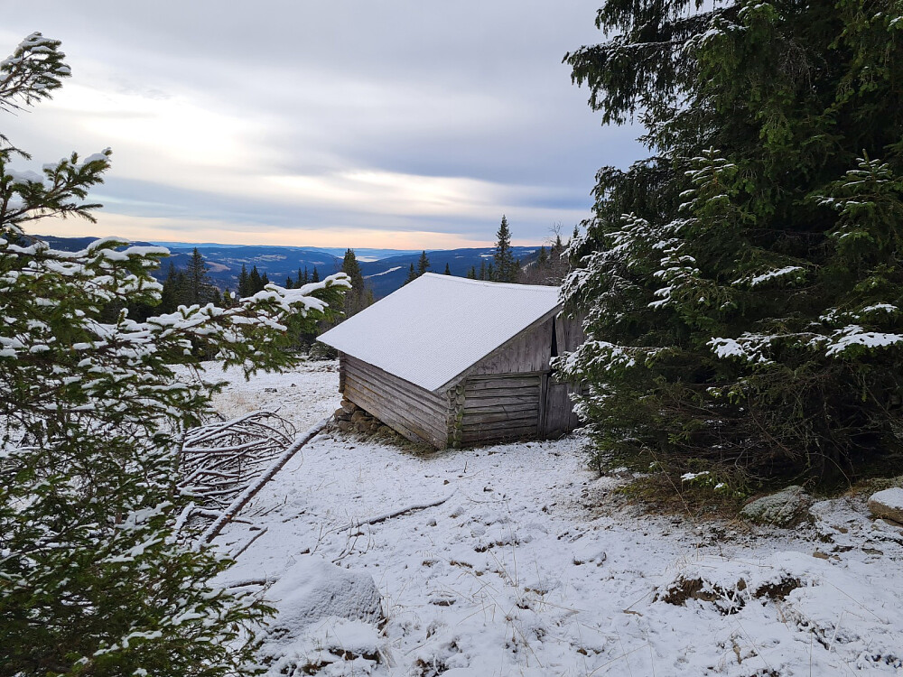 Fjøset på den tidligere Evenhaugsetra