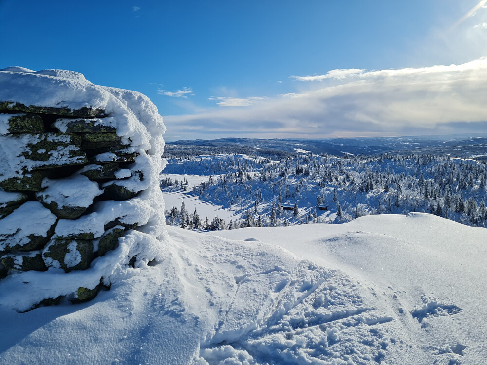 Kjettberget, mot Torpevatnet