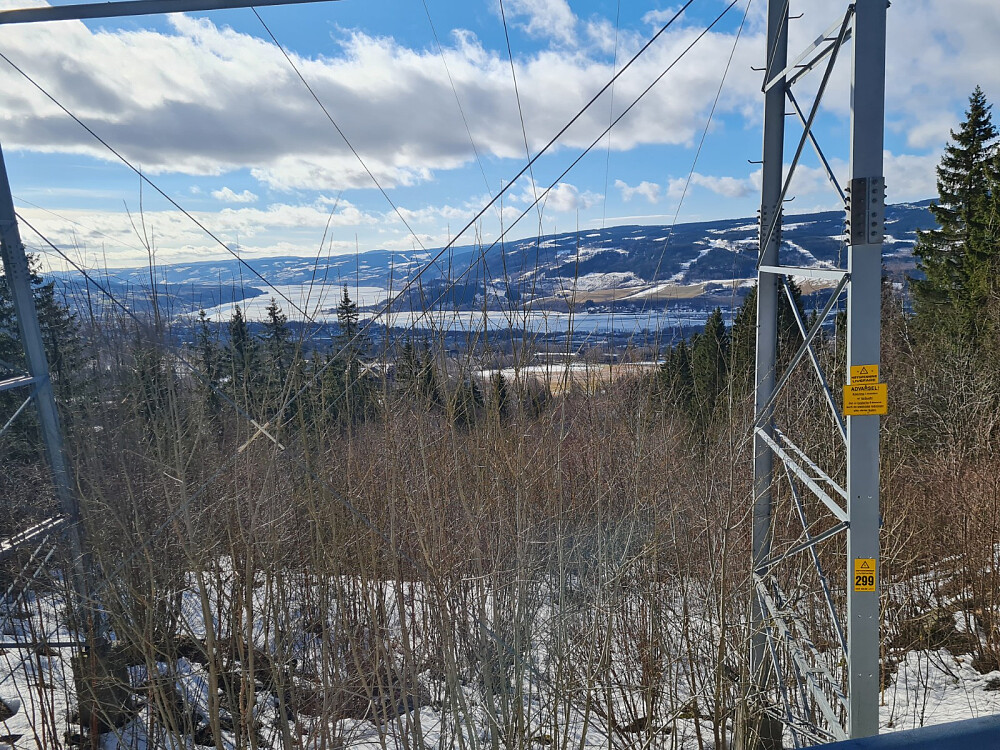 Utsikt fra Bælakrysset