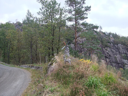 På vegen opp mot Soland.