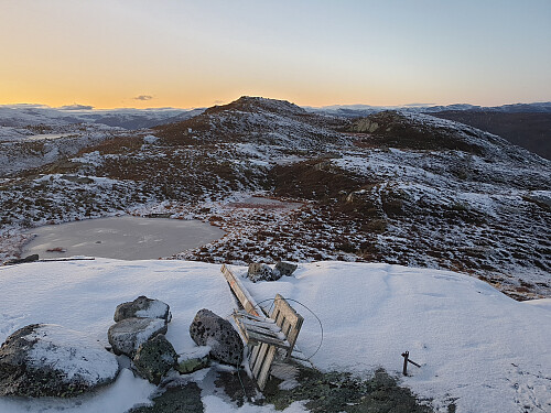 Mot hovedtoppen på Ruafjødd.
