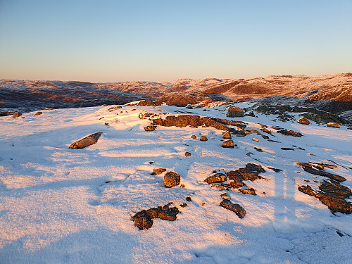 På 968-toppen med utsikt nordover.
