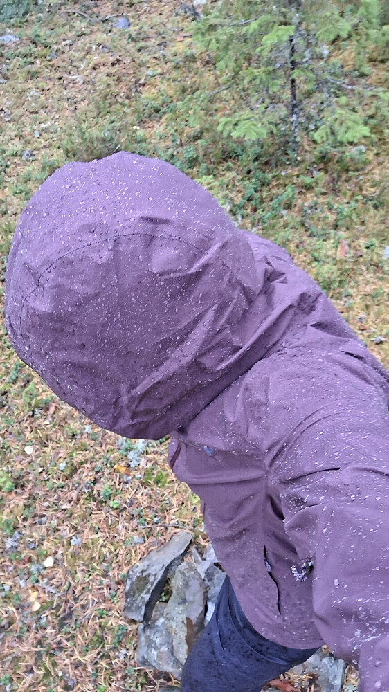 Hardest vind på toppen. Mye regn.