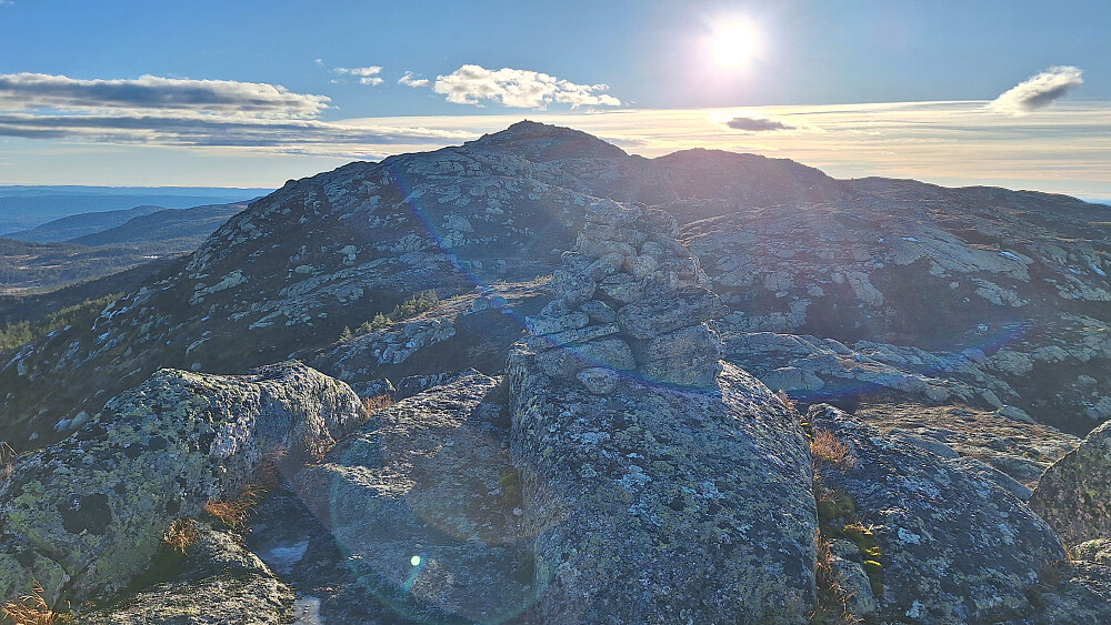 Fra Treknatten nord mot Treknatten. 