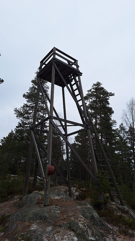 Fyranflaget trig. punkt.