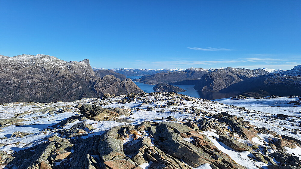 Fra Aksla mot Hornelen. 