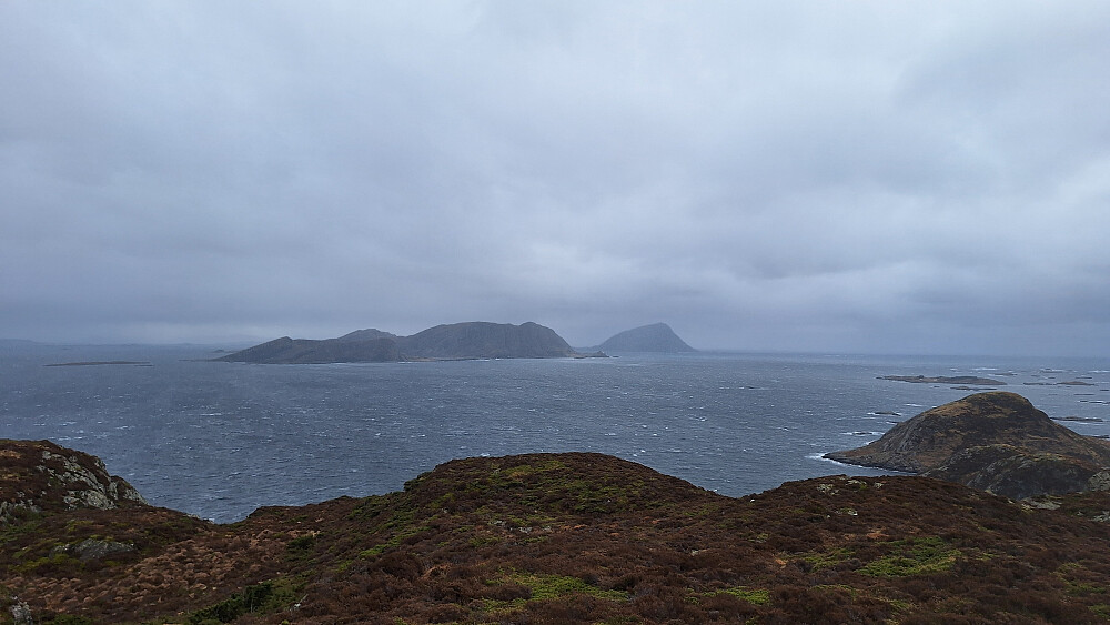 Heftig vær ved kysten. 