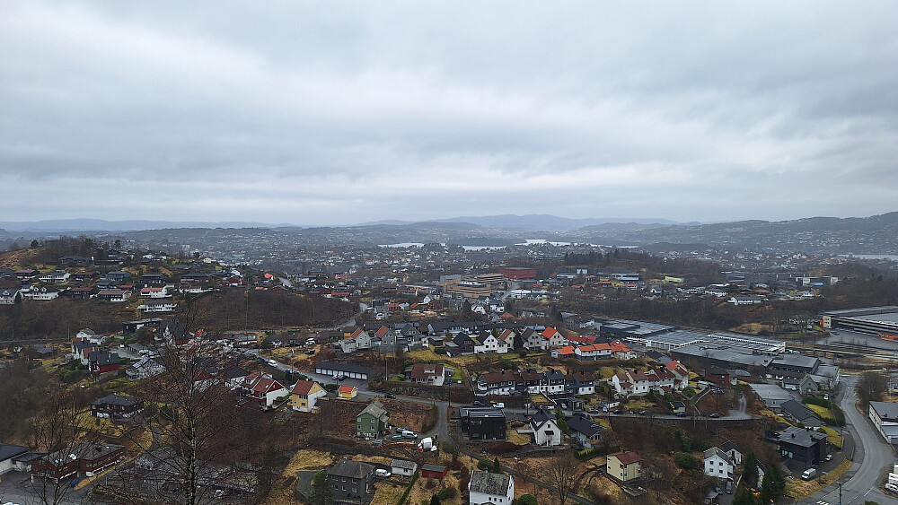 Utsiktspunkt på stien. 