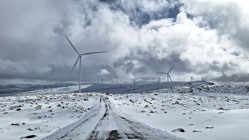 Solgløtt før regnet kom tilbake.