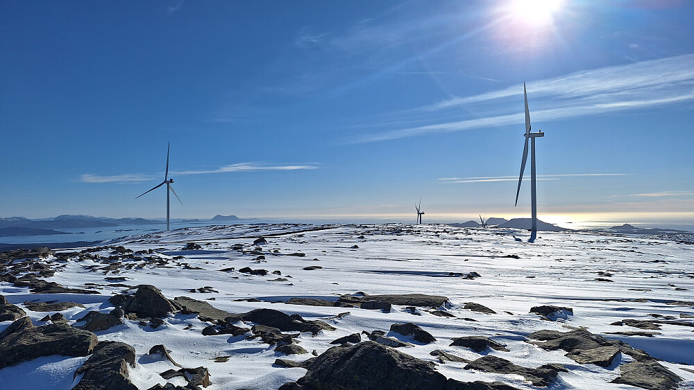 Sørover fra Slettevarden.