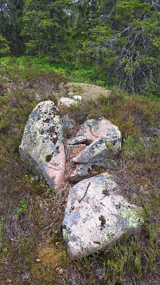 Alt som er igjen etter trig. punktet på Godvassflaket.