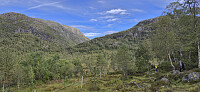 The start of the hike