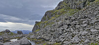 Ascending up from Isdalsvatnet