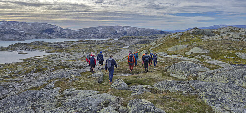 On our way to Langavatnet
