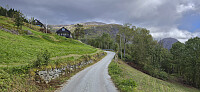 The start of Brekkedalsvegen