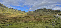 Øyastølsfjellet to the right