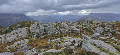 The highest point at Holmedalsfjellet