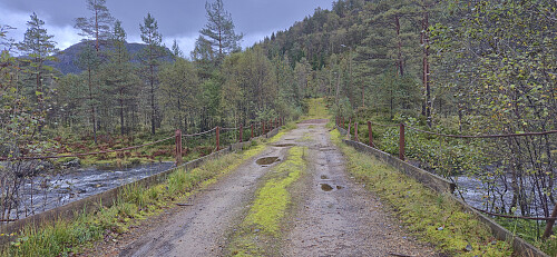 The bridge west of Bakkastølsvatnet