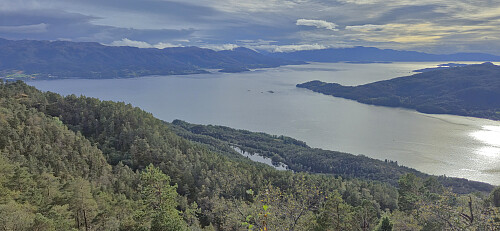 Skånevikfjorden from near the cabin southeast of Nordvest for Jonåsen