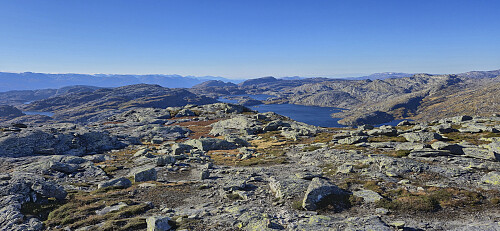 Southwest from Eggjane with Gråeggi in the background