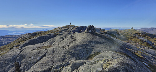 Endre at the summit of Herdabreida
