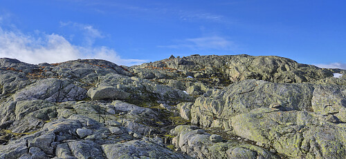 Approaching the summit