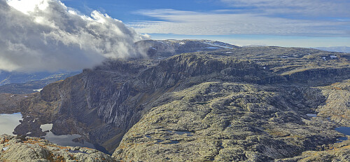Skorafjellet from Reinskarnuten