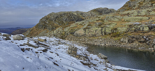 The northwestern end of Juklavatnet