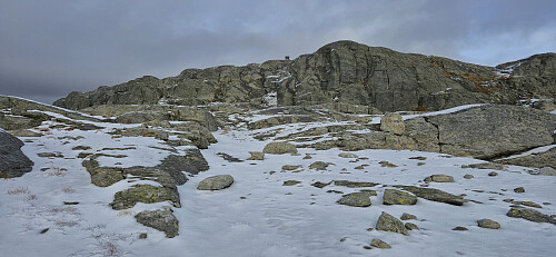 Approaching the summit of Kaldenuten