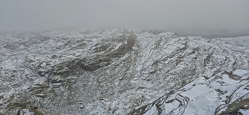 Looking back at Kaldenuten from Vetlekaldenuten