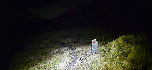 Following the marked trail from Torfinnsvatnet to Hodnaberg via Nedre Kvålsdalstjørni