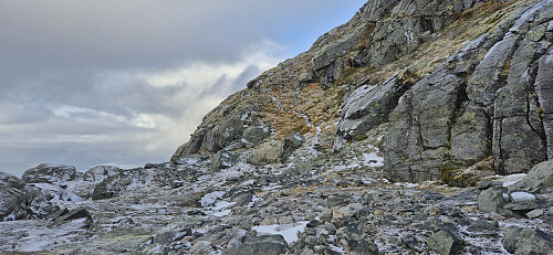 The final ascent to the summit