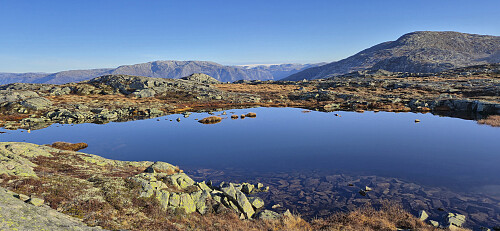 Hardangerjøkulen from near the summit of Bunuten