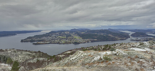 Holsnøy from the ascent