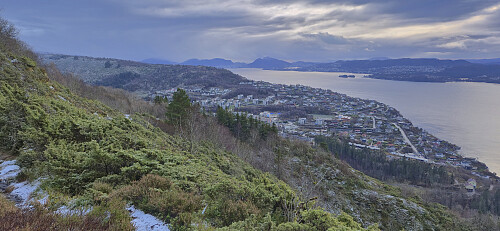 Toppe from the descent to Kistebakkane