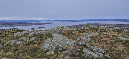 Mongstad from the summit