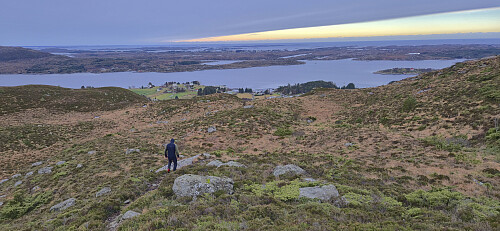 Descending towards Mjømna
