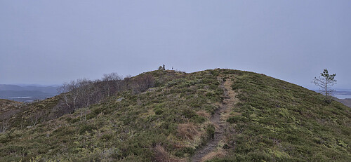 Approaching the summit