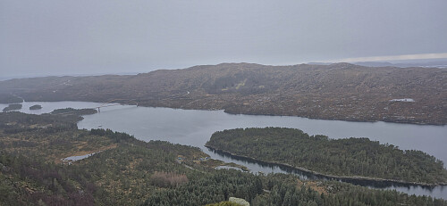 Midtbøfjellet from Øksefjellet