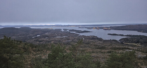 Mongstad from the ascent