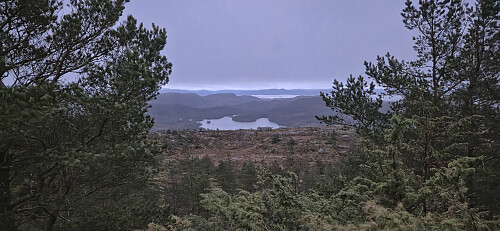 Langevatnet from the summit