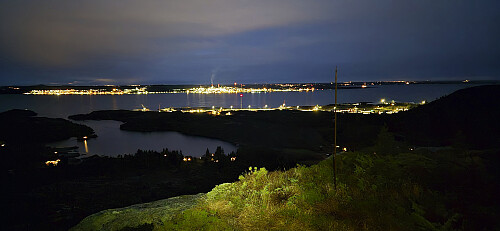 Mongstad from Kistefjellet