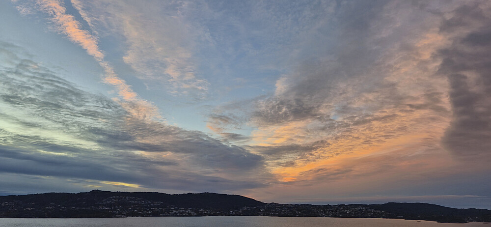 View from Lønborg after the hike