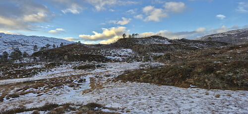 Approaching the summit of Langelihøgdi