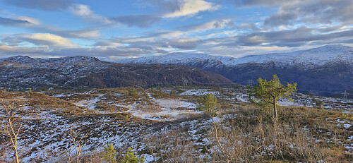 Towards Ingebjørgfjellet from Langelihøgdi with Steinsethorgi to the left