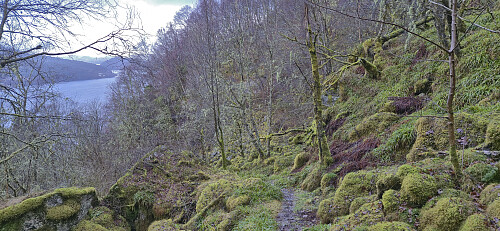 Descending to Salhus from Store Jørgenstemma