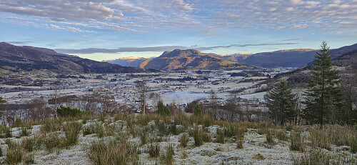 Etne from just northeast of the highest point