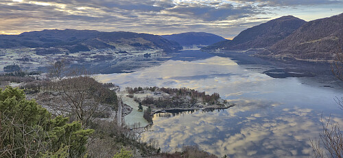 Etnefjorden from near the trig marker